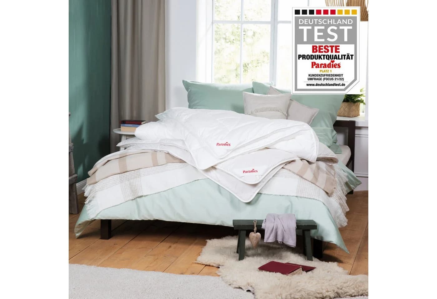 Kuschelige Winter-Bettdecke aus Polyester und Baumwolle - Bild 5