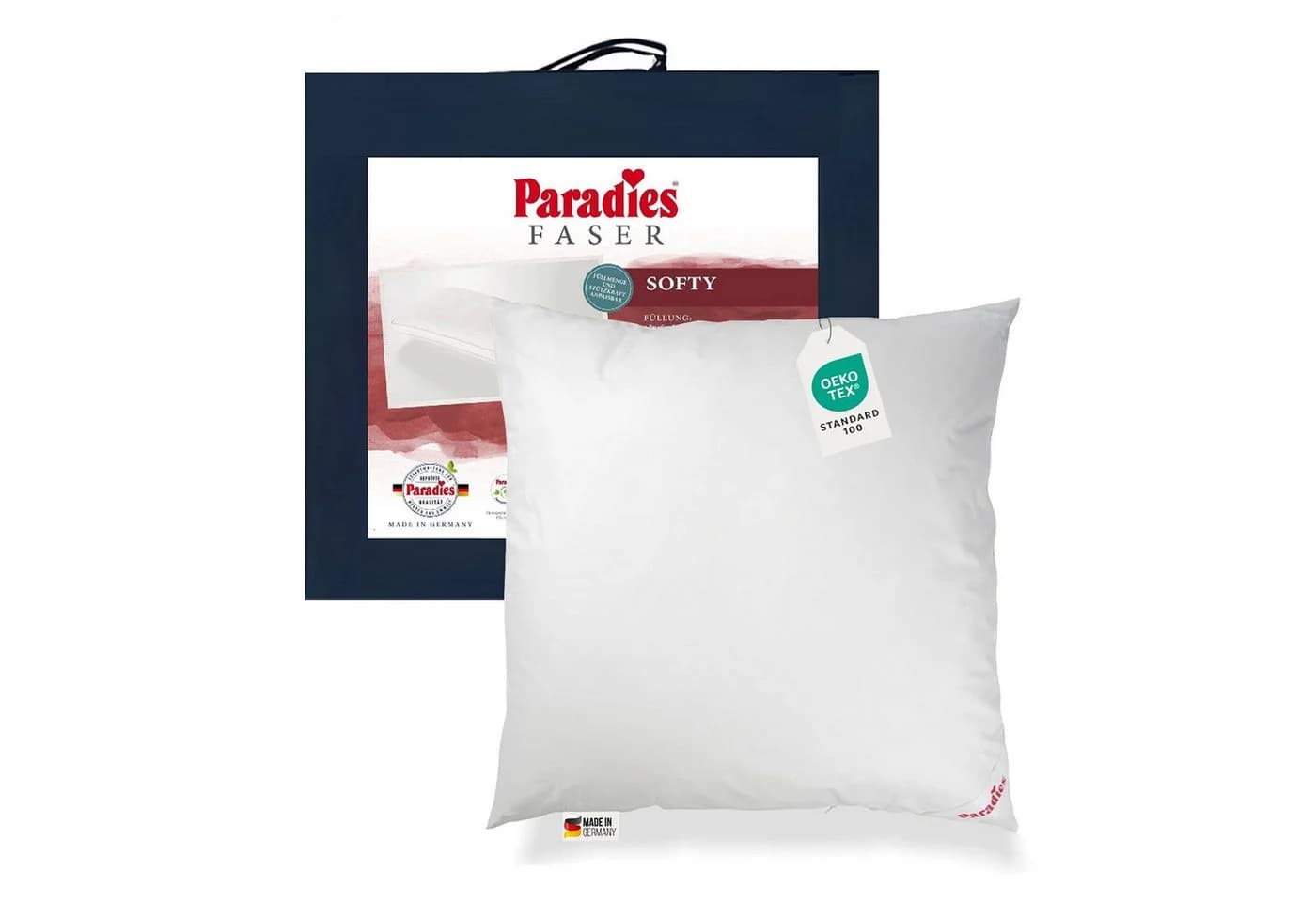 Paradies Softy Kopfkissen 80x80 cm Baumwolle Aloe Vera - Bild 2