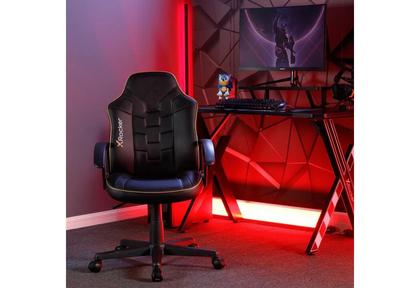 X Rocker Saturn Gaming Bürodrehstuhl für Kinder & Jugendliche - Bild 3