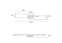 ZMH LED Deckenleuchte Modern 3000K Schwarz/Weiß 32W Bild 3