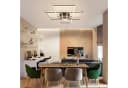 ZMH LED Deckenleuchte 4 Rahmen Modern 32W 3000K Einstellbare Helligkeit Bild 4