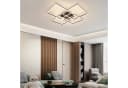 ZMH LED Deckenleuchte 4 Rahmen Modern 32W 3000K Einstellbare Helligkeit Bild 5