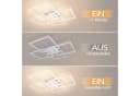 ZMH LED Deckenleuchte 4 Rahmen Modern 32W 3000K Weiß Bild 5