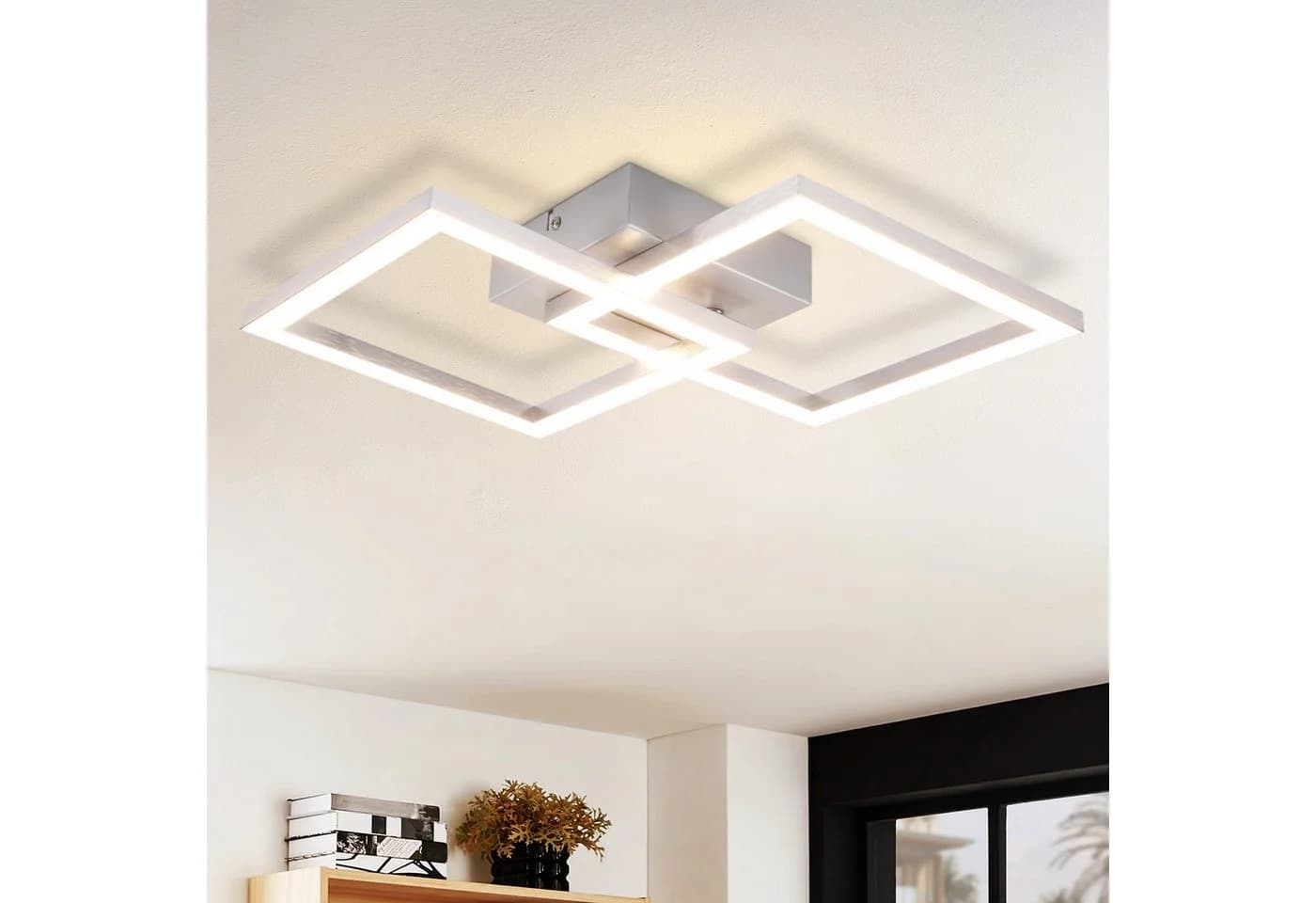 ZMH LED Deckenleuchte Modern 24W Warmweiß Augenschutz - Bild 2