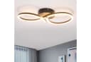 ZMH LED Deckenleuchte 8-förmig Schwarz/Weiß 24W 3000K Bild 2