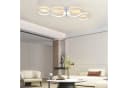 ZMH LED Deckenleuchte Modern mit Fernbedienung, Augenschutz, Einfache Installtion, LED fest integriert, warmweiß-kaltweiß Bild 1