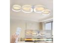 ZMH LED Deckenleuchte Modern mit Fernbedienung, Augenschutz, Einfache Installtion, LED fest integriert, warmweiß-kaltweiß Bild 2