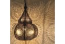 Casa Moro Orientalische Lampe Taza Schwarz Hängeleuchte mit Baldachin & Kette Bild 4