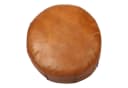 Casa Moro Pouf Marokkanisches Leder Sitzkissen Asli Orange XL Bodenkissen Bild 1
