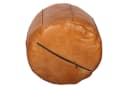 Casa Moro Pouf Marokkanisches Leder Sitzkissen Asli Orange XL Bodenkissen Bild 3