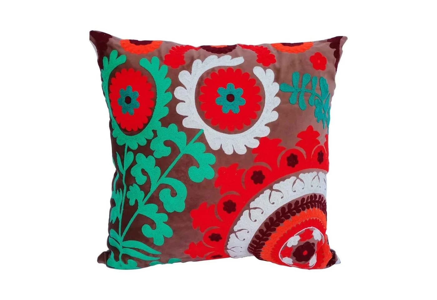 Casa Moro Dekokissen Maya 40x40 cm mit Füllung, Mandala Kissen bestickt Couchkissen Boho Sofakissen - Bild 2