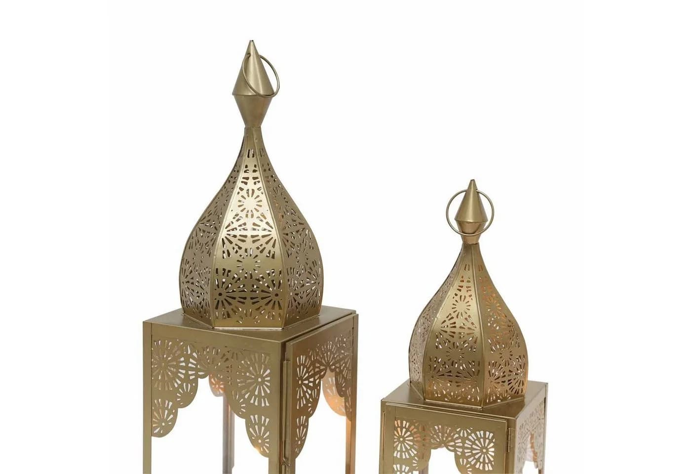Casa Moro Ramadan Laterne Gold 2er Set Orientalisches Windlicht - Bild 5