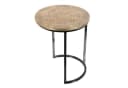Orientalisch-Antiker Beistelltisch aus Messing, Holz und Metall Bild 4