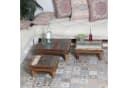 Casa Moro SIERA Beistelltisch 3er Set Shabby Chic Altholz Bild 3