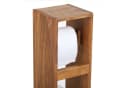 Casa Moro Toilettenpapierhalter Elisa Massivholz rustikal Bild 1