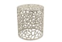 Casa Moro Beistelltisch Silber Aluminium rund Designer Couchtisch Bild 2
