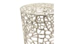 Casa Moro Beistelltisch Dila Silber rund Designer Couchtisch Sofatisch Bild 1