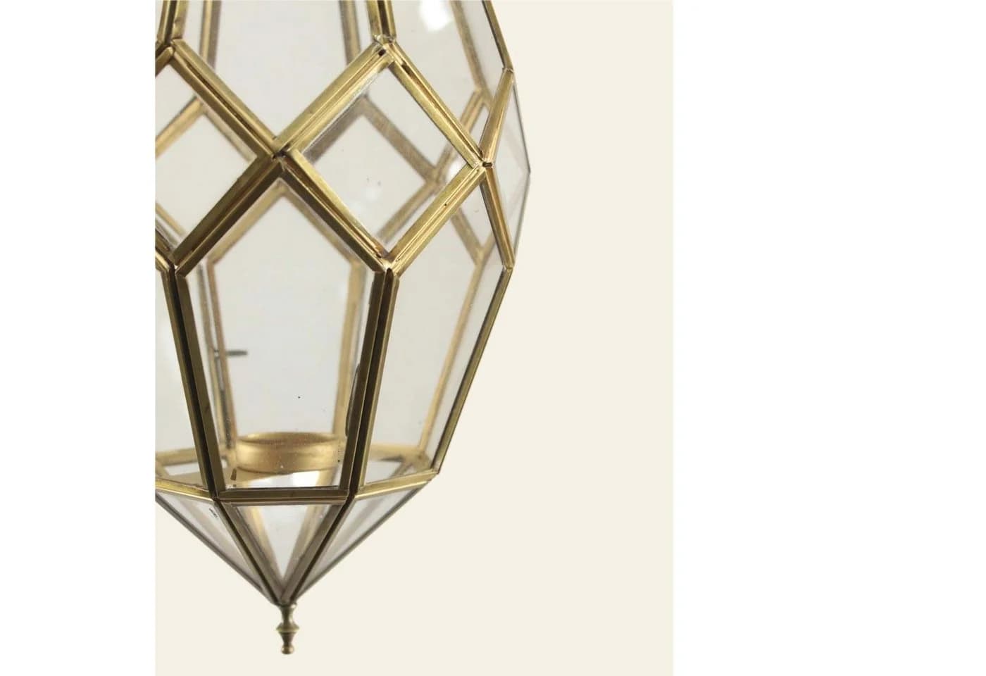 Casa Moro Hängewindlicht Orientalische Hängelaterne mit Kette aus Glas & Metall - Bild 4