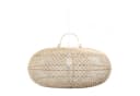 Casa Moro Rattan Hängeleuchte Boho Natur Lampe Wohnzimmer Esszimmer Bild 4