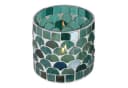 Casa Moro Windlicht Athen Grün Glas Orientalisches Mosaik Bild 1