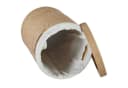 Casa Moro Wäschekorb Cleo Beige/Rattan Bild 4
