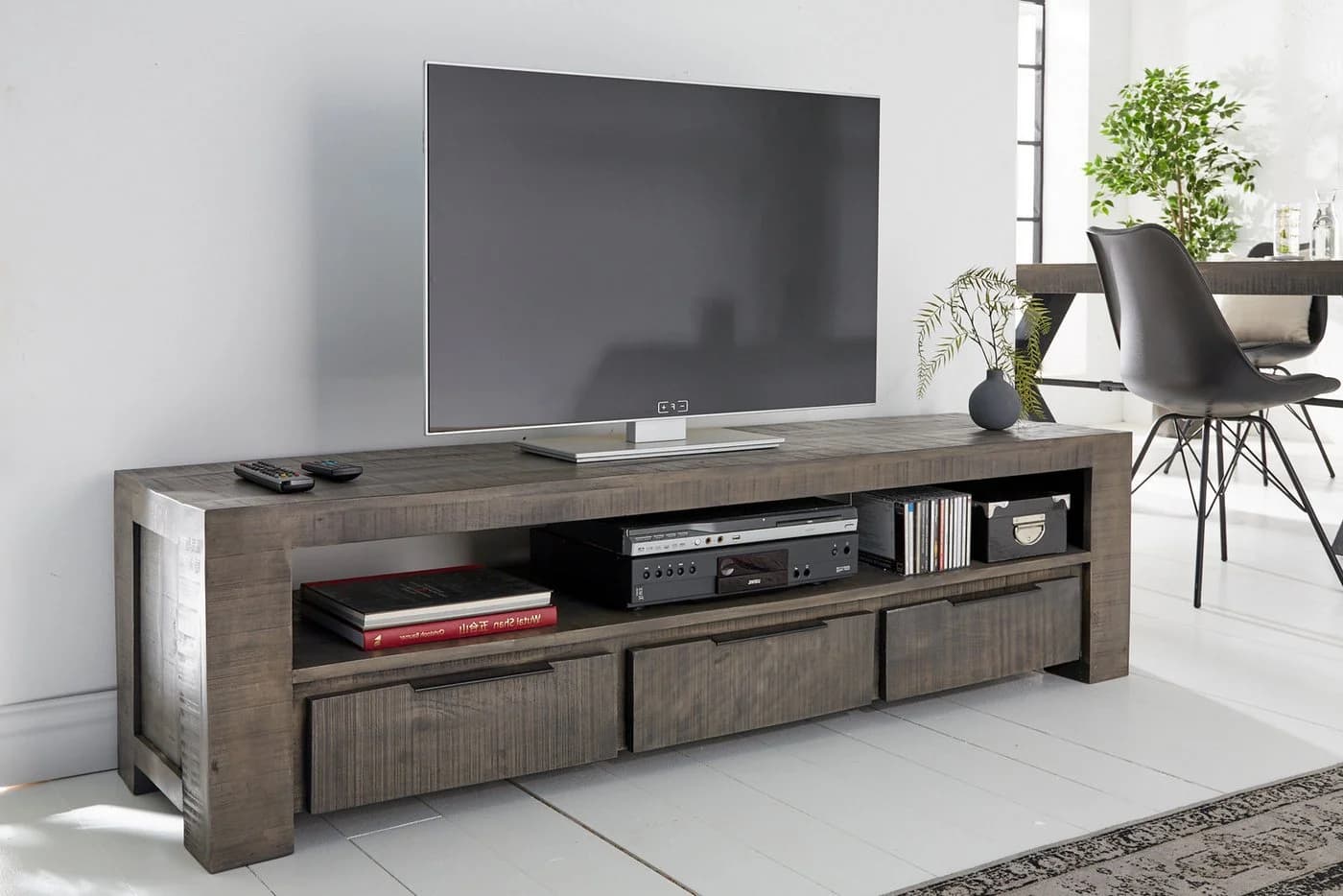 Sitheim-Europe Lowboard Woodridge Massives TV-Board 170cm Mangoholz