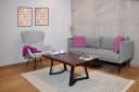 Sitheim-Europe Couchtisch PHOENIX 110cm Akazienholz Rot Walnuss Bild 2