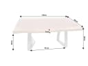 Sitheim-Europe Couchtisch PHOENIX 110cm Akazienholz Rot Walnuss Bild 4