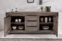 Sitheim-Europe Sideboard Woodridge Massives Mangoholz Industrial Design Bild 3