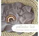 Bio-Babydecke und Spucktuch aus Baumwolle und Musselin Bild 5