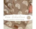 Babydecke aus Bio-Baumwolle in Regenbogenfarben Bild 4