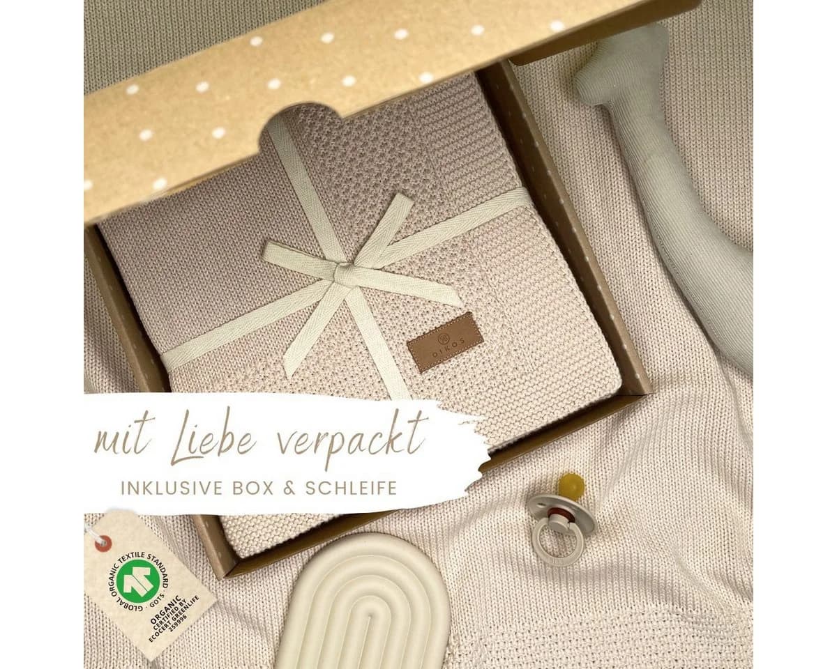 Bio-Baumwolle Babydecke