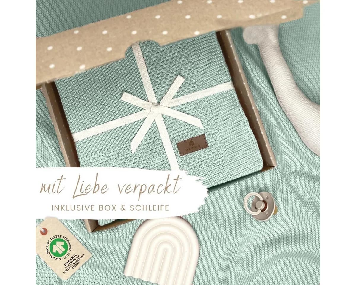 DIKOS® Kuscheldecke Bio Baumwolle 75x100 cm - Bild 3
