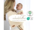 DIKOS® Babydecke aus 100% Bio-Baumwolle atmungsaktiv Grau Bild 3