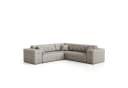 Fun Möbel Ecksofa CHANTAL Universal in Creme Stoff Opera Velvet Bild 3