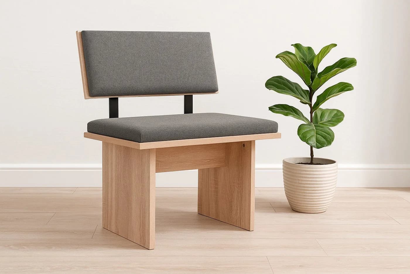 kundler home Essbank 'Die Stilvolle' 85 cm Eiche Premiumdekor - Bild 5