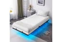 VINGLI Schwebenbett Metallbett Schwarz mit LED-Beleuchtung Bild 2