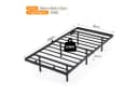 VINGLI Schwebenbett Metallbett Schwarz mit LED-Beleuchtung Bild 3