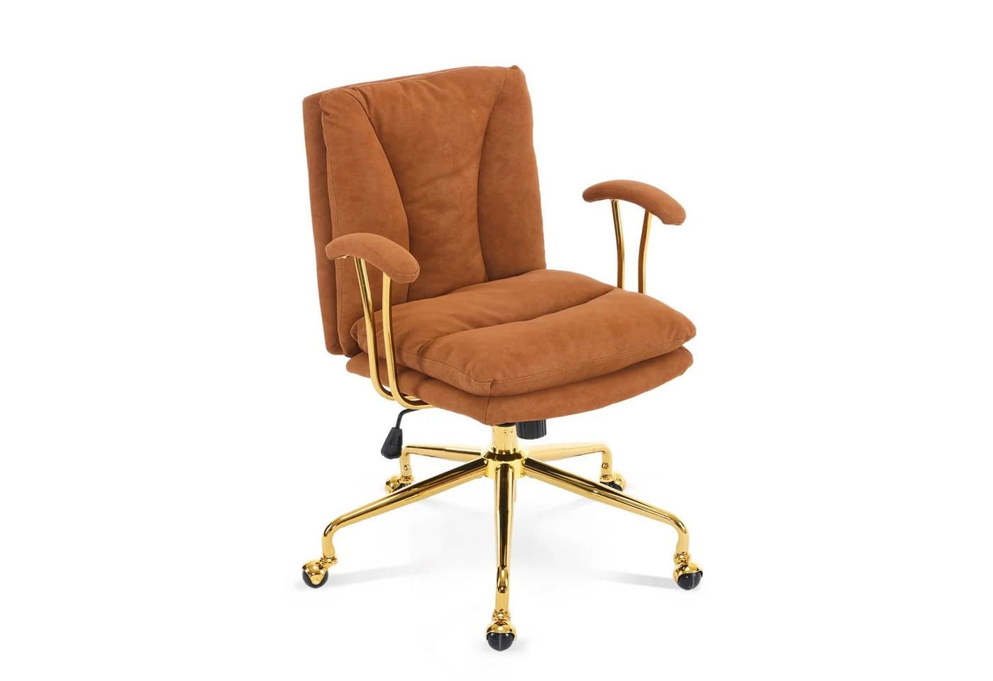 VINGLI Bürostuhl Ergonomisch Gold Armlehnen Chefsessel - Bild 2
