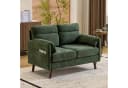 VINGLI 2-Sitzer Sofa Grün mit Elefantenohr-Armlehnen Bild 2