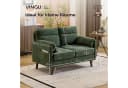 VINGLI 2-Sitzer Sofa Grün mit Elefantenohr-Armlehnen Bild 3