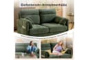 VINGLI 2-Sitzer Sofa Grün mit Elefantenohr-Armlehnen Bild 5