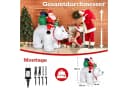VINGLI Aufblasbare Weihnachtsfigur Wetterfest 180 cm mit LEDs Bild 1