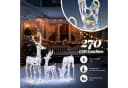 VINGLI LED-Dekofigur Leuchtendes Weihnachtsdeko-Set 3-teilig 270 LEDs Bild 3