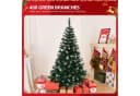 VINGLI Künstlicher Weihnachtsbaum 300-900 Zweigspitzen Grün PVC Eisenständer Bild 4