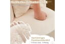 VINGLI Polsterstuhl Beige Teddy-Stoff mit Schleifenkissen Bild 3