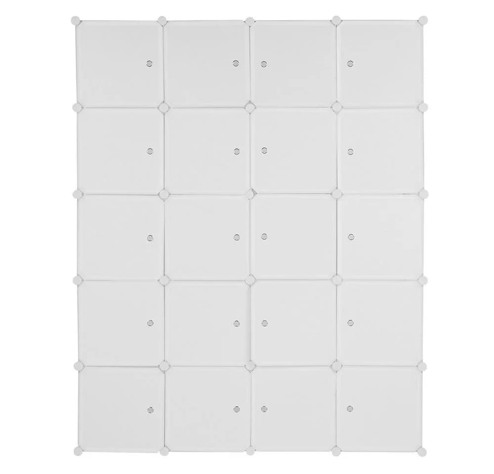 VINGLI 20-Cube Organizer Würfel-Schrank Weiß - Bild 5