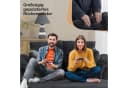 VINGLI Chaiselongue Schlafsofa 2-Sitzer Cord Dunkelgrau Bild 4