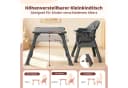VINGLI Hochstuhl Baby 9 in 1 Grau Rosa 5-Punkt-Gurt Bild 4