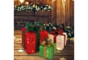 VINGLI LED Geschenkboxen 3er Set Warmweiß Kunststoff Weihnachtsdeko Bild 5